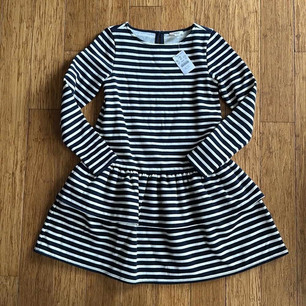 Crewcuts Stripe Sweatshirt Dress NWT
